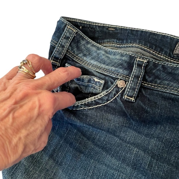 Silver Jeans Co. Womens Tuesday Low Rise Slim Bootcut-34x33 (16.5) Good Shape - Picture 9 of 15